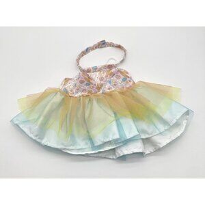 Build A Bear Sanrio Mocha Halter Top Spring Tulle Dress Cinnamoroll & Milk